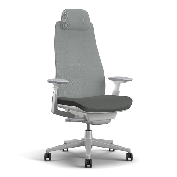 Side view of Fern Executive Office chair in colour Grey