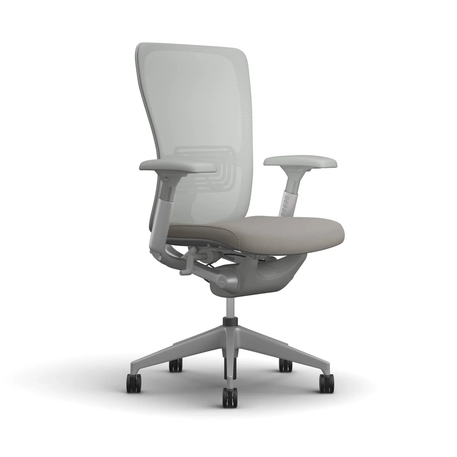 Side view of Zody Office chair in colour Riptide